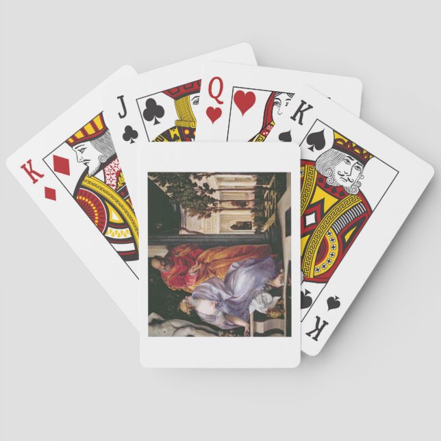 Bathsheba Bathing, c.1575 (oil on canvas) Playing Cards (Back)