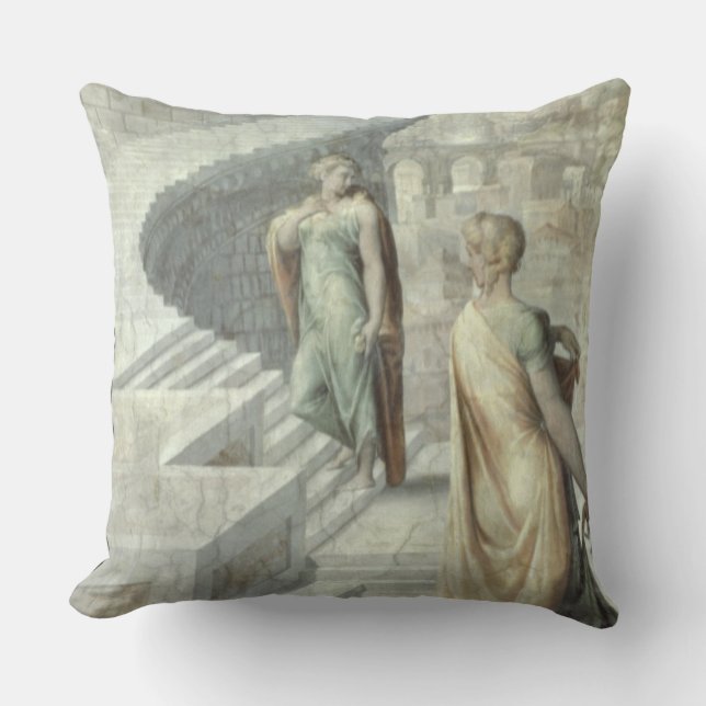 Bathsheba Visiting David, c.1553 Cushion (Front)