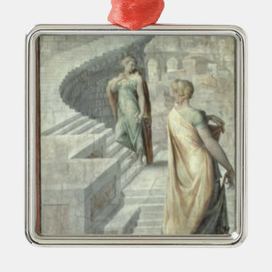 Bathsheba Visiting David, c.1553 Metal Ornament