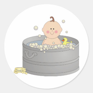 Bathtime Baby Sticker