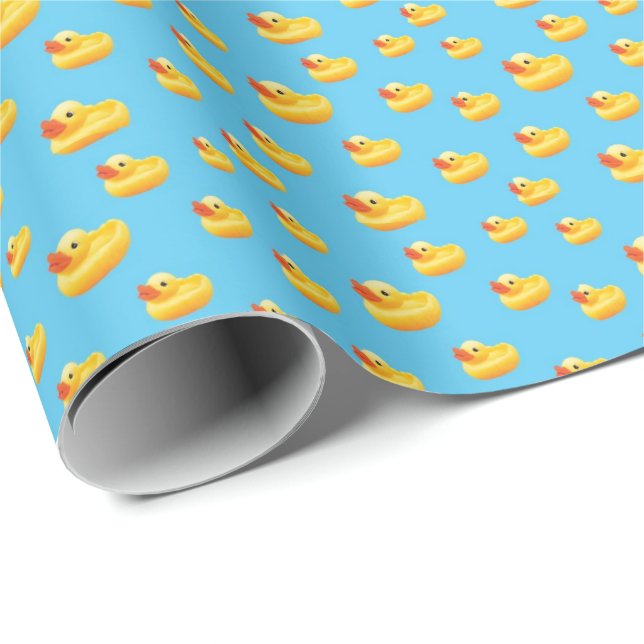 Bathtub Duck Wrapping Paper (Roll Corner)