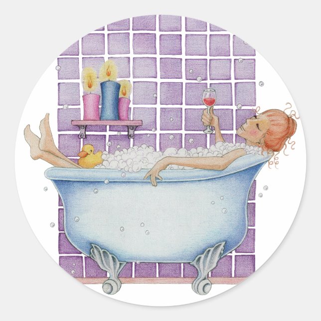 Bathtub Joy Sticker (Front)