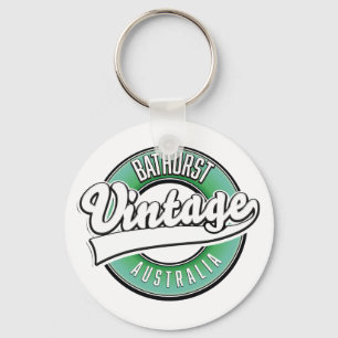 Bathurst australia vintage style logo key ring