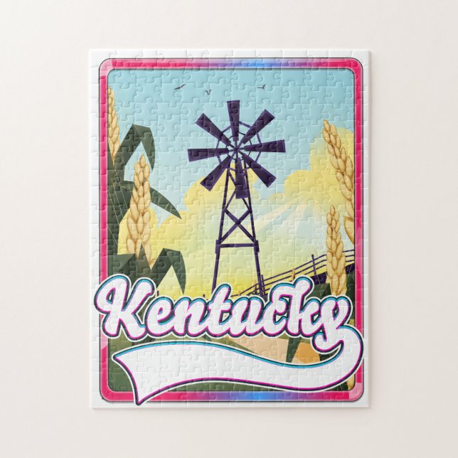 Bathurst Island Canada Travel map Jigsaw Puzzle (Vertical)