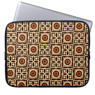Batik abstract, seamless textile pattern. laptop sleeve