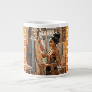 Batik and Beauty Giant Coffee Mug