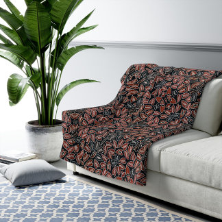Batik Banten Simbut Fleece Blanket