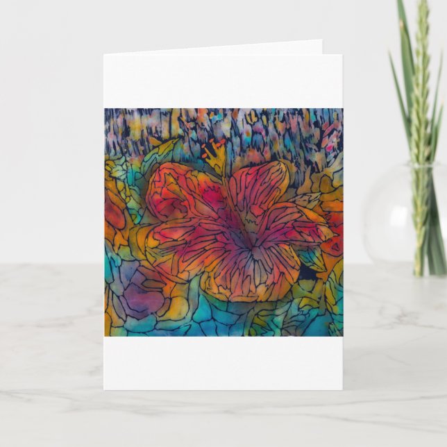 Batik Blank Note Card (Front)