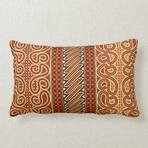Batik Cacing Pattern Lumbar Cushion
