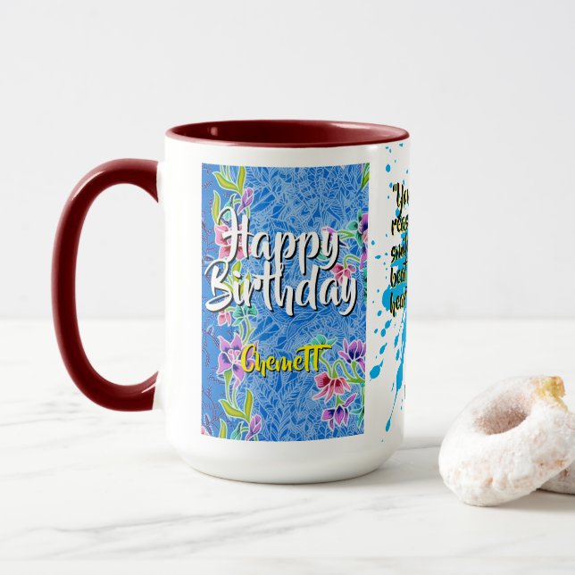Batik Combo Mug CM11-01 Aquarius (With Donut)