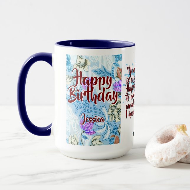 Batik Combo Mug CM12-01 Pisces (With Donut)