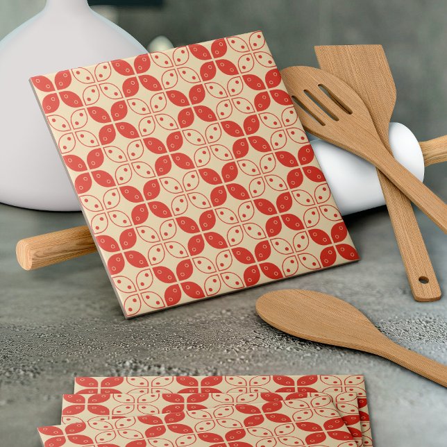 Batik Kawung, Indonesian Pattern, Javanese, Ethnic Ceramic Tile (Creator Uploaded)