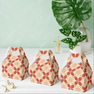 Batik Kawung, Indonesian Pattern, Javanese, Ethnic Favour Box