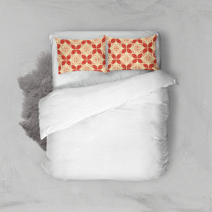 Batik Kawung, Indonesian Pattern, Javanese, Ethnic Pillowcase