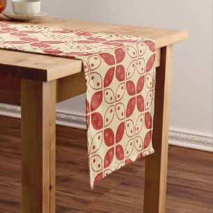 Batik Kawung, Indonesian Pattern, Javanese, Ethnic Short Table Runner