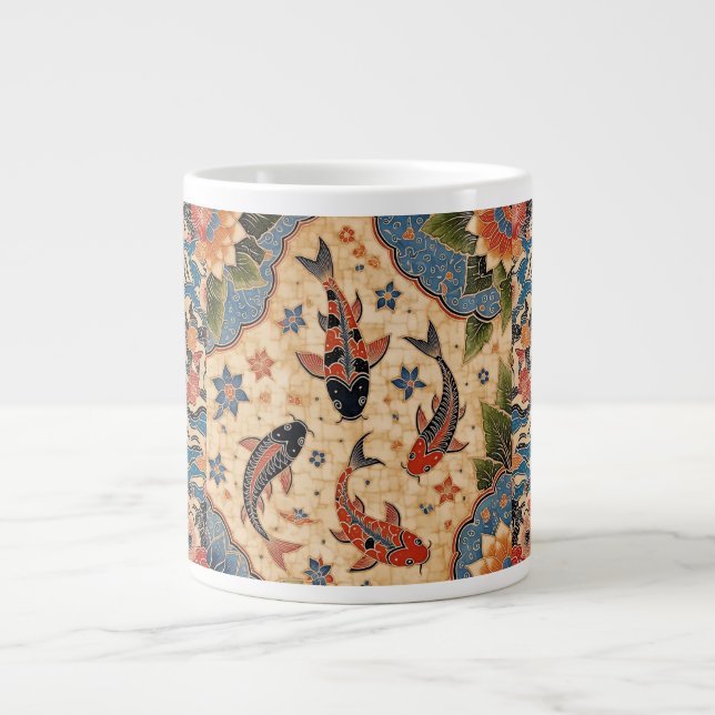 Batik Koi Fish Dreams,Speciality Mug (Front)