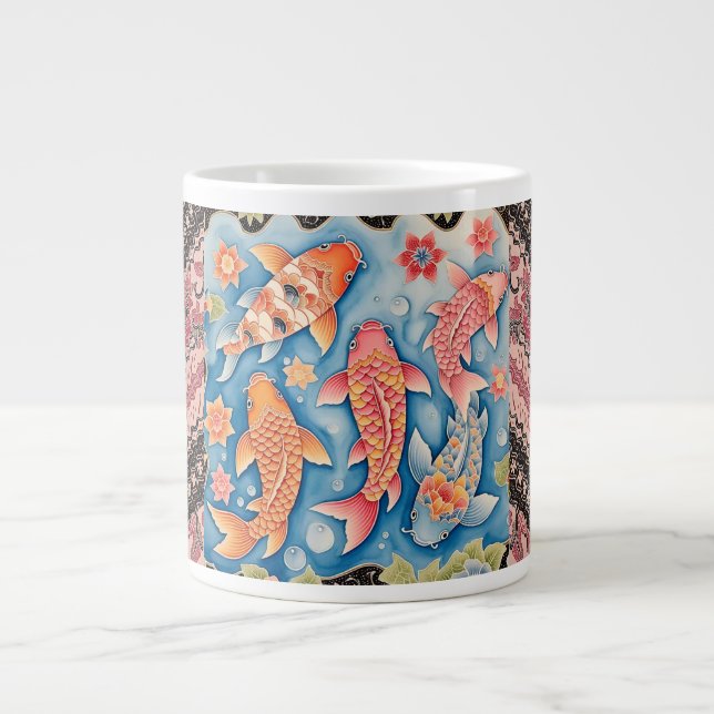 Batik Koi Fish Love, Speciality Mug (Front)