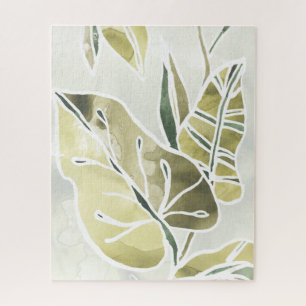 Batik Leaves Jigsaw Puzzle
