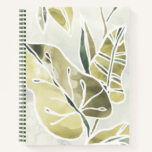 Batik Leaves Notebook (Front)