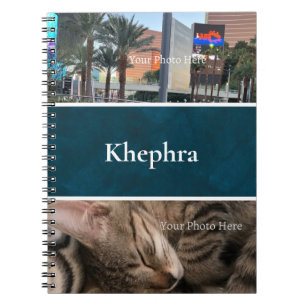 Batik Name and Photo Collage Notebook
