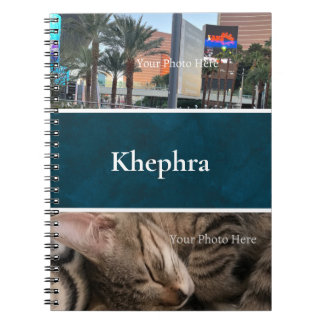 Batik Name and Photo Collage Notebook