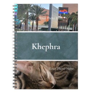 Batik Name and Photo Collage Notebook