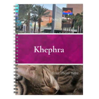 Batik Name and Photo Collage Notebook