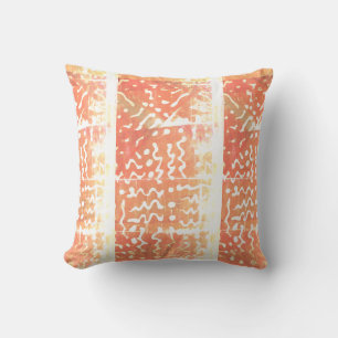 Batik Painting Boho Fibre Art Pillow