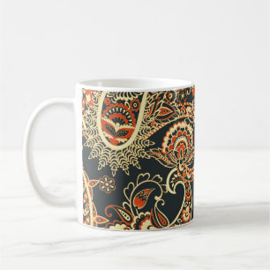 Batik Paisley: Vintage Seamless Pattern. Coffee Mug