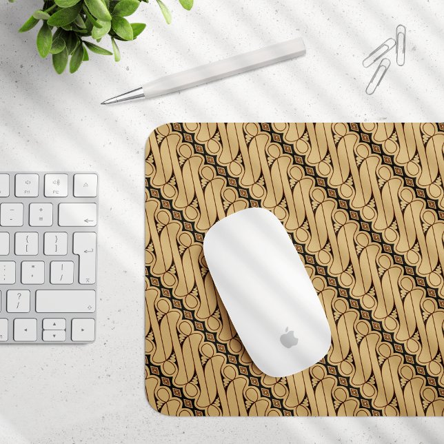 Batik Parang, Indonesian Pattern, Javanese, Ethnic Mouse Pad (Creator Uploaded)