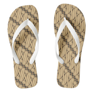 Batik Parang, Indonesian Pattern, Javanese, Ethnic Thongs