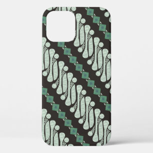Batik Parang Yogyakarta, in various modern pattern iPhone 12 Case
