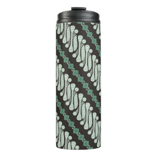 Batik Parang Yogyakarta, in various modern pattern Thermal Tumbler