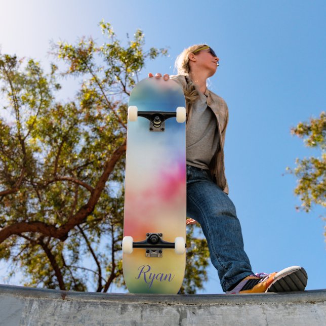 Batik Pattern colorful Skateboard (Outdoor 1)