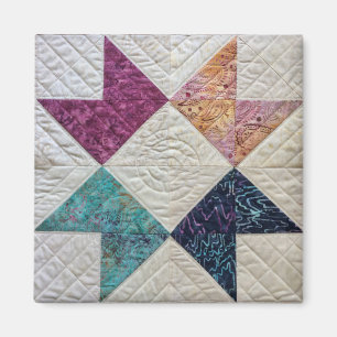 Batik Quilt Magnet