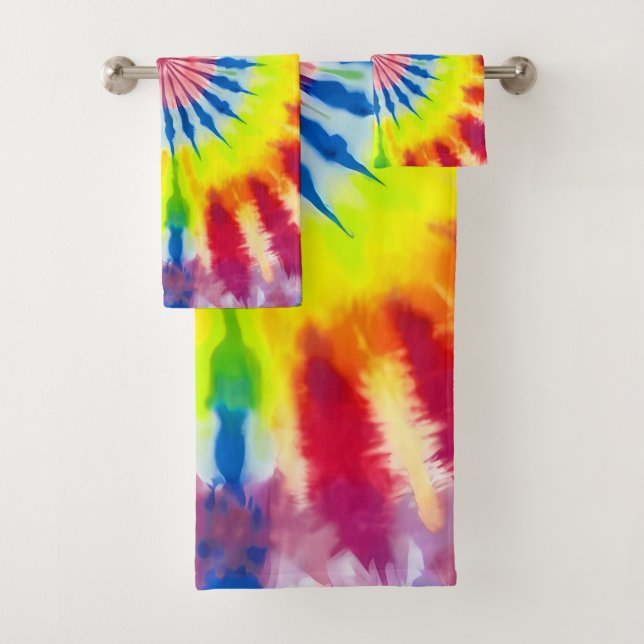 Batik Style Bath Towel Set (Insitu)