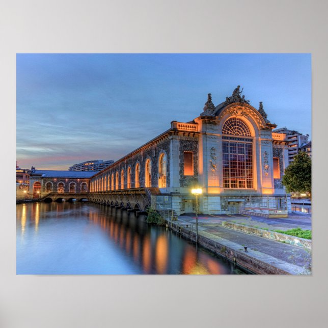 Batiment des Forces-Motrices, Geneva, Switzerland Poster (Front)