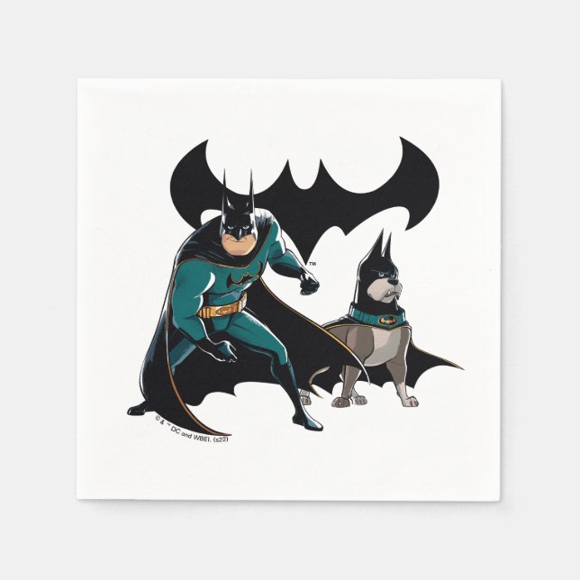 Batman & Ace Napkin (Front)