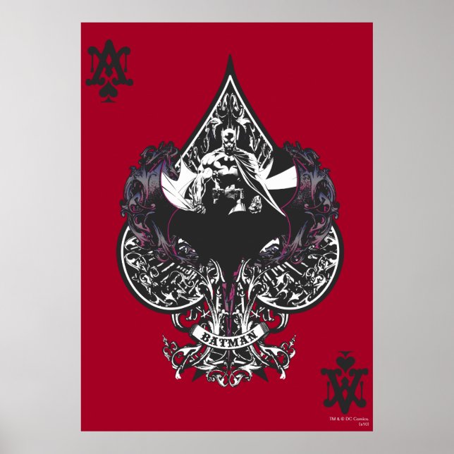 Batman Ace of Spaces Gothic Crest Poster (Front)