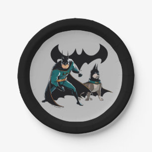 Batman & Ace Paper Plate
