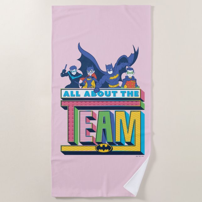 Batman | All About The Team Beach Towel (Front)