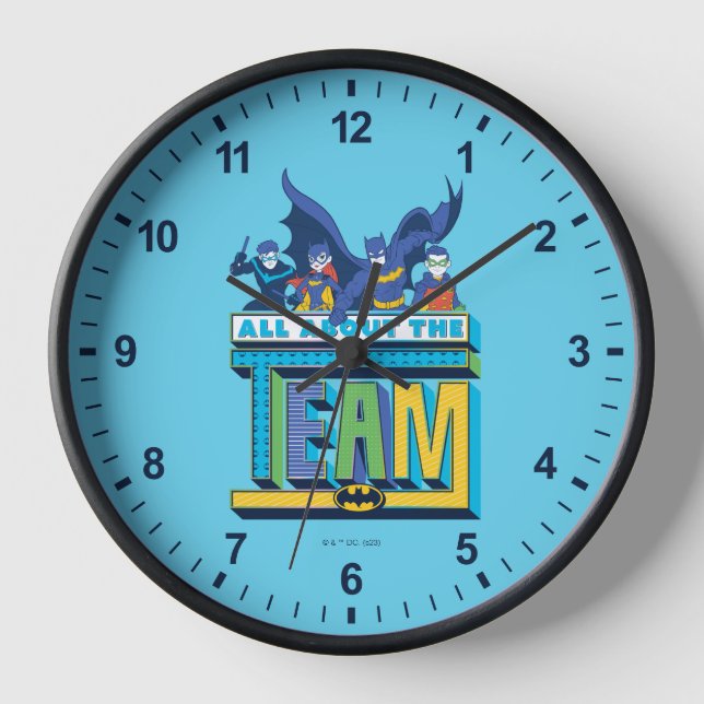 Batman | All About The Team Clock (Front)