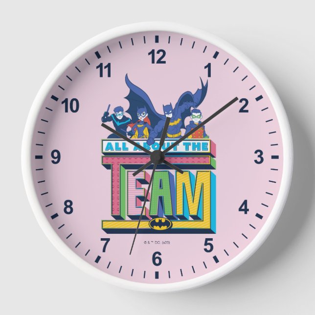 Batman | All About The Team Clock (Front)
