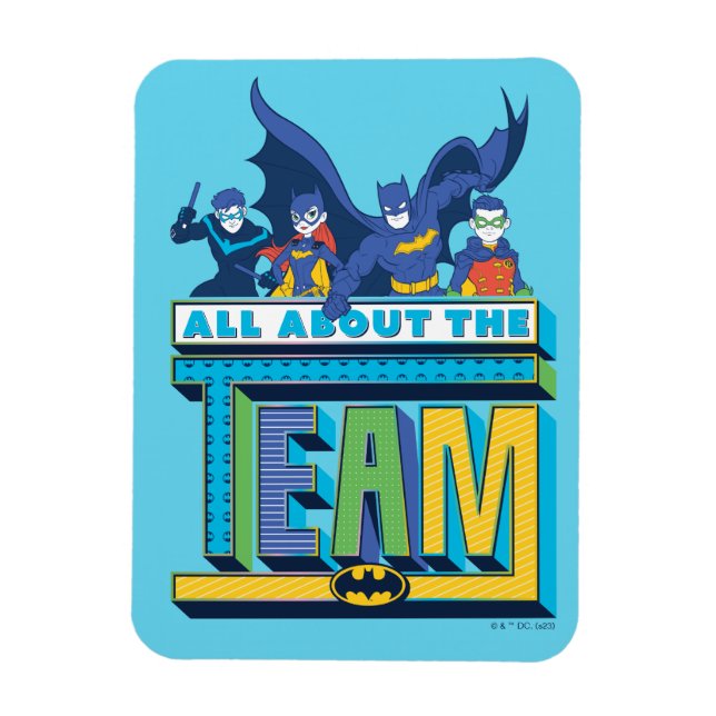 Batman | All About The Team Magnet (Vertical)