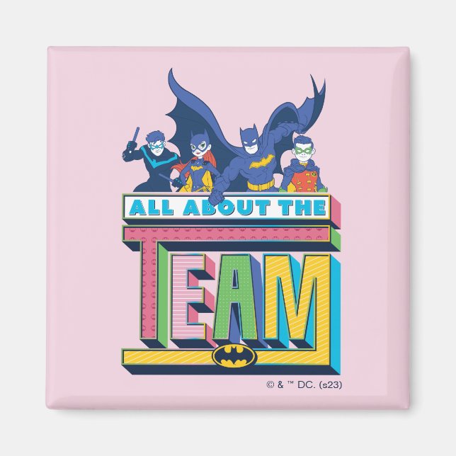 Batman | All About The Team Magnet (Front)