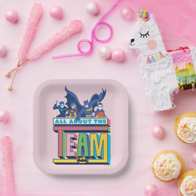 Batman | All About The Team Paper Plate (Party)