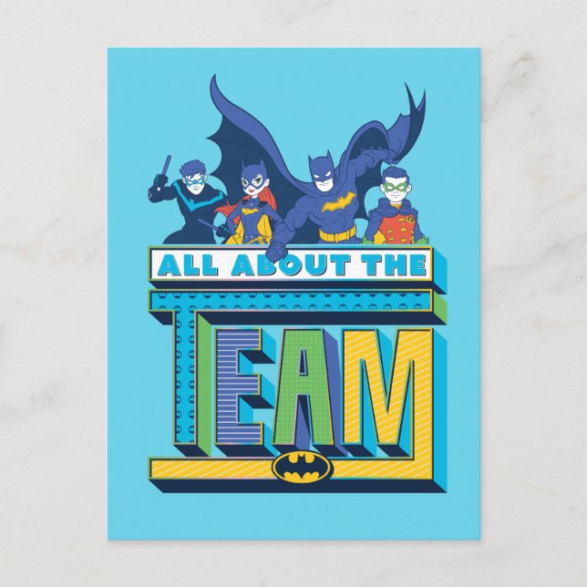 Batman | All About The Team Postcard (Front)