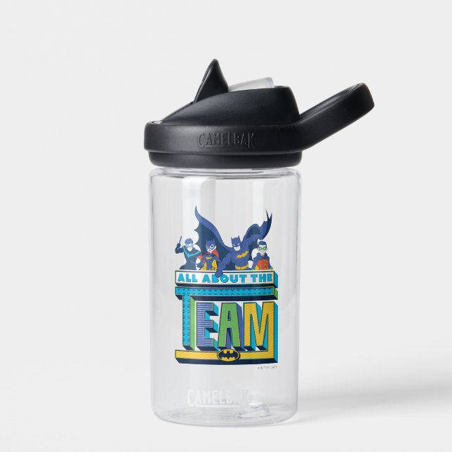 Batman | All About The Team Water Bottle (Left)