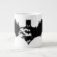 Batman and Gotham Silhouette Bat Logo
