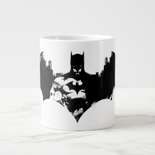Batman and Gotham Silhouette Bat Logo Large Coffee Mug